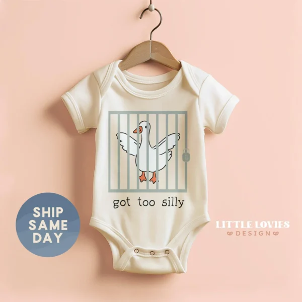 Funny Goose Baby Onesie