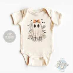 Cute Ghost Girls Baby Onesie