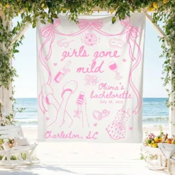Girls Gone Mild Bachelorette Tapestry