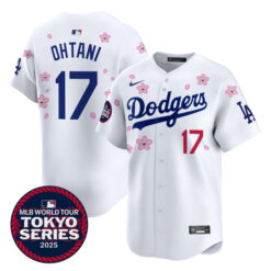 Shohei Ohtani Los Angeles Dodgers White Tokyo Series Stitched Jersey