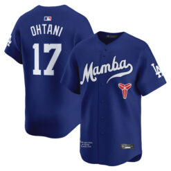 Shohei Ohtani Los Angeles Dodgers Royal Blue Kobe Honor Collection Limited Stitched Jersey